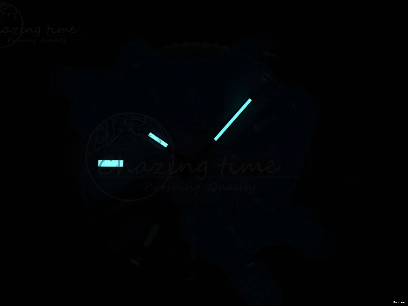 MiroTime 0131 GoodFit DateJust 41 126334 EWEF Best Edition Gray Dial Green Roman on Oyster Bracelet A 1054